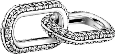 Produktbild von Pandora ME Styling Pavé Doppel-Link aus Sterling Silber