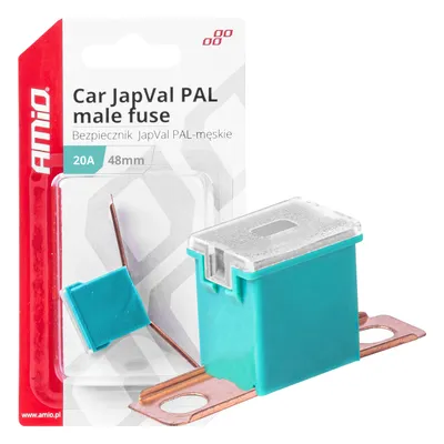 Imagen del producto de Fusible de coche JAPVAL PAL macho 48 mm 20A AMIO-03417