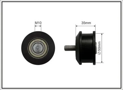 Produktbild von CAFFARO 447-99 Umlenkrolle Zahnriemen Ø50mm