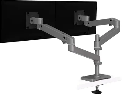 Immagine prodotto di Ergotron LX Pro - Kit di montaggio (braccio doppio) - per 2 monitor LCD - Montaggio a pannello forato - Alluminio - Grigio scuro - Dimensione schermo: fino a 61 cm (fino a 24 pollici)