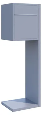 Produktbild von Standbriefkasten Hermes in Grau Metallic