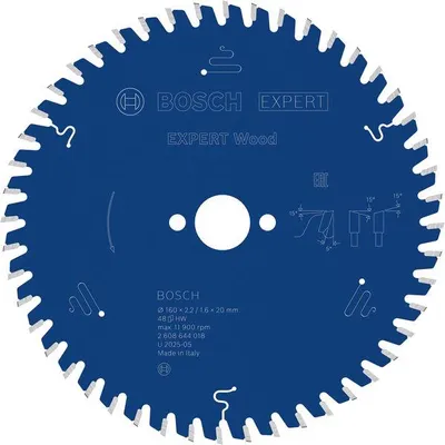 Produktbild von EXPERT Wood Kreissägeblatt, 160x2,2/1,6x20 mm, Z48