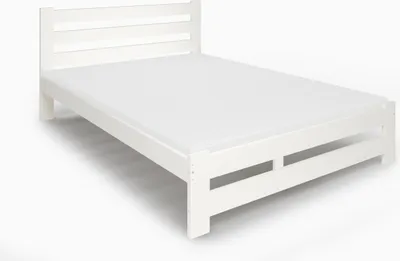 Produktbild von Białe Łóżko Drewniane - 180x200 Nebraska Lite drewno