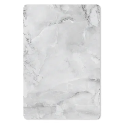 Produktbild von MuchoWow® Mauspad Mousepad Marmor - Stein - Weiß - Grau - Marmoroptik 40x60 cm - Mousepads - Maus Mat - Pad - Mausunterlage - Schreibtisch Accesoire