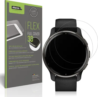 Image de 2x Full Cover mat Film pour Garmin Venu 2 Plus (43mm) Film de protection ecrán