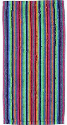 Produktbild von Cawö - Frottier Tuch mit Streifen Muster in verschiedenen Farben und Größen (7048), Farbe:Multicolor (84), Größe:6 Gästetücher (30x50 cm)