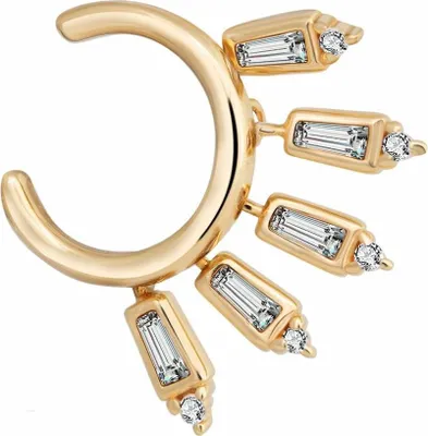 Produktbild von cai Ear Cuff 925/- Sterling Silber 0,9cm gelb Zirkonia Zirkonia 274220209
