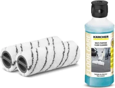 Produktbild von Kärcher 2.055-026.0, Zubehör-Set, Stabstaubsauger, Schwarz, Weiß, Mikrofaser, Kärcher, 60 mm