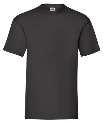 Obrázek produktu pro Fruit of the Loom – pánské tričko „Valueweight“ FK1802 (L) (černé)