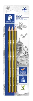 Produktbild von Staedtler 183-HBBK3, HB, Schwarz, Gelb, Sichtverpackung, 3 Stück(e)