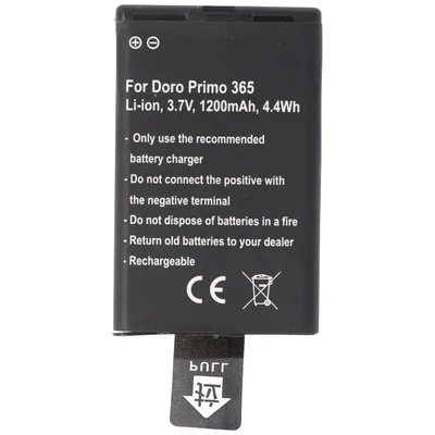 Produktbild von Akku passend für den Handy Doro Primo 365 Akku, Skylink Duos Akku RBC01