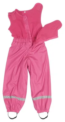 Produktbild von Playshoes Regenanzug für Kinder, Regen-Overall mit Fleece Latz, Wassersäule: 500