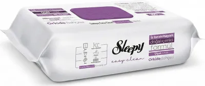 Produktbild von Sleepy Oberflächenreinigungstücher Orchid Garden 6er  + Reiniger
