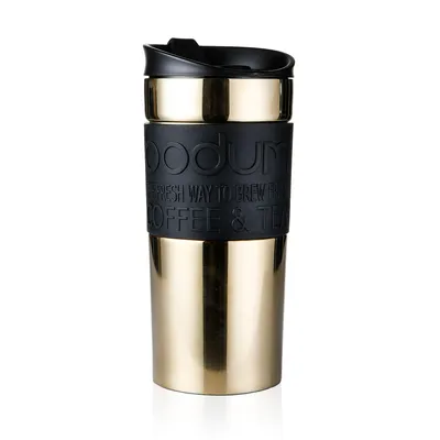 Produktbild von Bodum Travel Mug, Doppelwandig, Edelstahl, 0.35 l