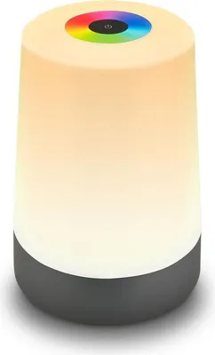 Produktbild von LED Tischlampe Akku LED Tischleuchte Dimmbar Kabellos Touch Terrasse RGB+W