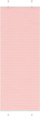 Image de Store plissé rose 80x200 cm largeur du tissu 79,4 cm polyester