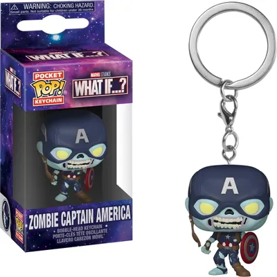 Produktbild von What If …? - Zombie Captain America  - Schlüsselanhänger Funko Pocket POP! Keychain
