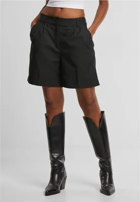 Obrázek produktu pro Dámské kraťasy Urban Classics Ladies Pleated Bermuda Shorts black - 26