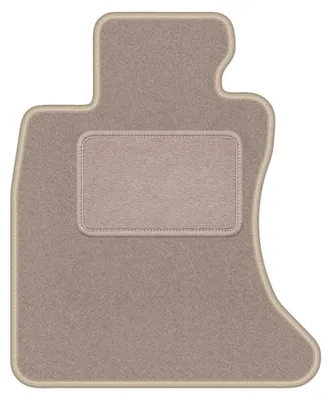 Image de Tapis conducteur en moquette pour BMW Série 5 F11 xDrive 2010-2013 (break/Touring) – 1 pièce, beige, sur mesure – Wielganizator LUX