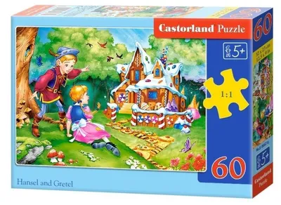 Produktbild von CASTORLAND Puzzle 60 Teile - Hänsel und Gretel