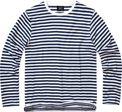 Produktbild von Brandit Langarmshirt Herren Ringelshirt Longsleeve navy/weiß XXL