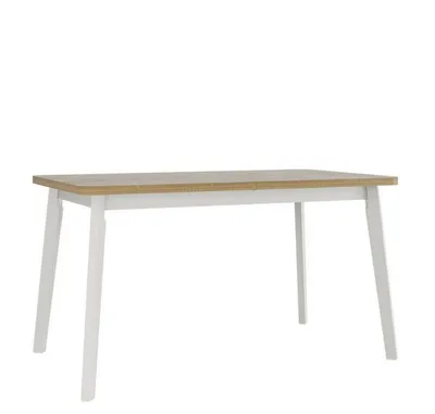 Obrázek produktu pro Rozkládací stůl do jídelny 140x80 cm AMES 6 - dub sonoma / bílý