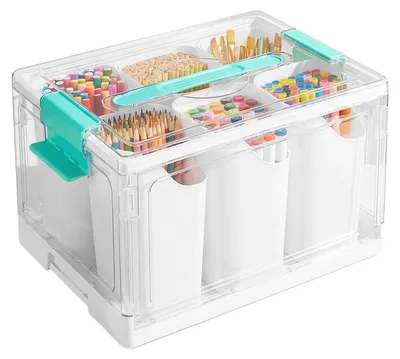 Productafbeelding van Doorzichtige Knutselopbergdoos 22,7 L