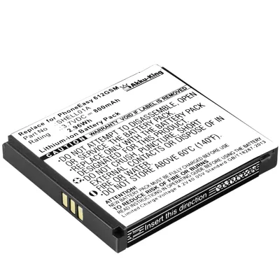 Produktbild von Akku kompatibel mit Doro DBF-800A - Li-Ion 800mAh - für PhoneEasy 520, 520x, 606, 606GSM, 613, 621, 622, 622GSM, 623, 624, 626, 631, 632