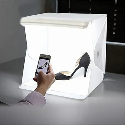 Obrázek produktu pro LED skládací světelný box fotostudio stolní přenosné fotografie typu magnetu