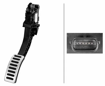 Produktbild von HELLA Gaspedalsensor Fahrpedalsensor 6PV 312 407-021