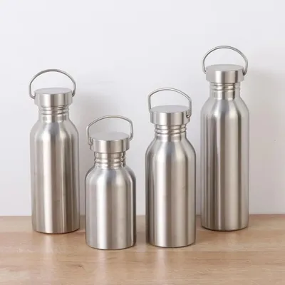 Produktbild von Edelstahl Trinkflasche Wasserflasche BPA-frei auslaufsicher – 500ml 750ml 1L Sport Schule ( 500ml )