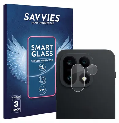 Produktbild von 3x Savvies Schutzglas Folie für OnePlus 15 (NUR Kameraschutz) 9H Panzer Schutzfolie Glas Displayschutz klar transparent