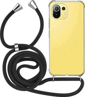Produktbild von Handykette für Xiaomi Mi 11 Lite 5G - Handyhülle mit Schnur Cover in Schwarz