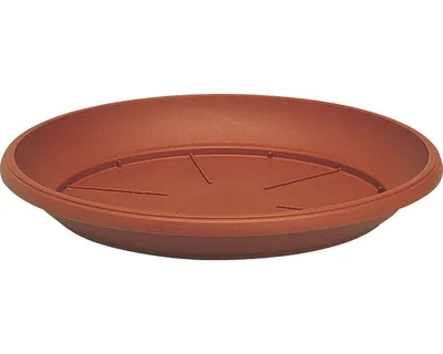 Produktbild von Kunststoffschale unter dem Similcotto-Topf Ø 18 cm terracotta