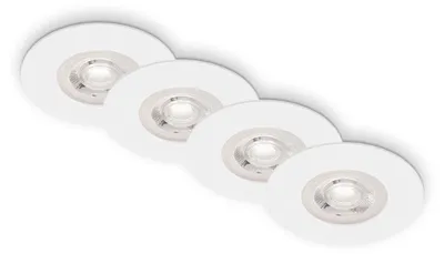 Productafbeelding van Briloner LED inbouwspots Kulana, set van 4, Mini, 4,9W, 480lm, wit
