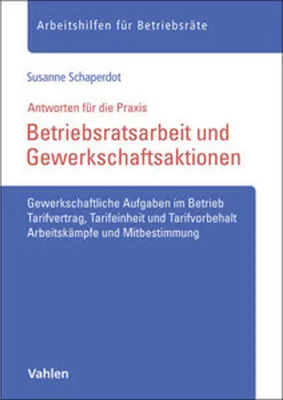 Produktbild von Betriebsratsarbeit und Gewerkschaftsaktionen