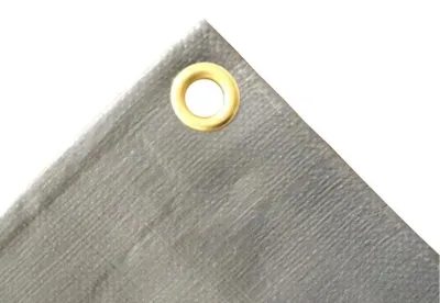 Zdjęcie produktu dla Plandeka z tkaniny 4 x 6 m, szara, 280 g/m², typ 480406