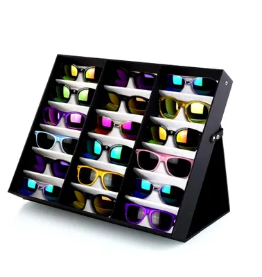 Produktbild von Brillenständer für 18 Paare Brillen Aufbewahrung Brillendisplay