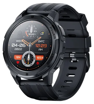 Obrázek produktu pro LEMFO C25 chytré náramkové sportovní hodinky, 1,43" AMOLED plně dotykový displej, fitness tracker, vodotěsnost 1 ATM, BT volání, měření kyslíku v krvi/spánku/srdečního tepu/krvního tlaku, několik sportovních režimů, upozornění/upomínka na volání/sezení, vzdálená kamera, kompatibilní s Android iOS