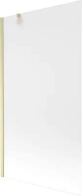 Immagine prodotto di Mexen Next paravento per vasca da bagno a 1 anta 100 x 150 cm, ghiacciato, oro spazzolato - 895-100-000-00-30-55