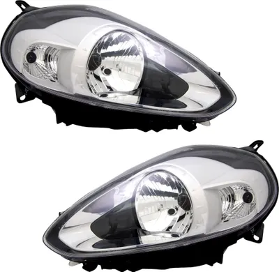 Produktbild von TYC Scheinwerfer Set für Fiat Punto Evo 199 2008-2012 H4 P21W Chrom LWR Stellmo