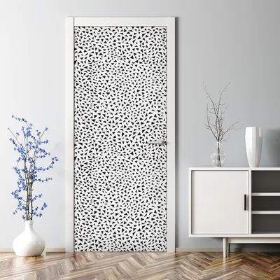 Produktbild von Dekorative Aufkleber selbstklebend Klebefolie Wandaufkleber Türposter Winzige Dreiecke 85 x 200 cm