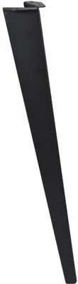 Immagine prodotto di Gamba del tavolo moderna in acciaio nero 720 mm - Per pezzo