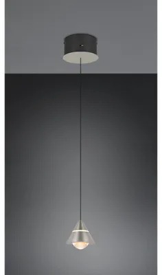 Productafbeelding van Design hanglamp Romeo enkel nikkel