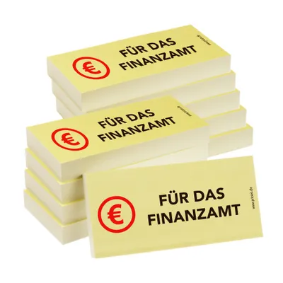 Image de PRICARO Notes repositionnables "Pour le fisc", 100 feuilles, 10 pièces