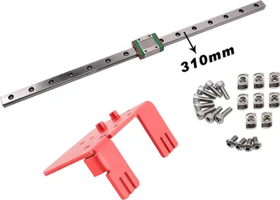 Zdjęcie produktu dla Zestaw prowadnicy liniowej Ender 3 X-axis MGN12C ze wspornikiem montażowym płyty mocującej do drukarki 3D Ender3 Pro / Ender3 Akcesoria dodatkowe