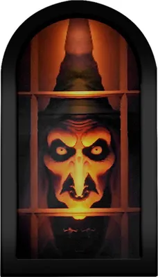 Produktbild von Halloween-Geisterspiegel-Dekoration, gruseliges Ambiente, Raumdekoration, illusionäre Geisterreflexion, Halloween-Partys, Festival-Dekoration