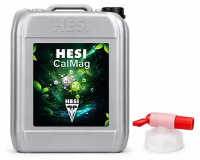 Produktbild von HESI CalMag 10 L + Auslasshahn | Perfekter Grow Dünger Mineralbalance Calcium Magnesium Flüssigdünger für Erde, Hydro und Kokos