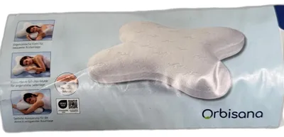 Obrázok produktu pre Orbisana Motýlí Vankúš z Pamäťovej PEny – Ergonomic Memory Foam Pillow, 55x48x10 cm, Priedušný, Snímateľný Poťah, Hypoalergénny, OEKO-TEX