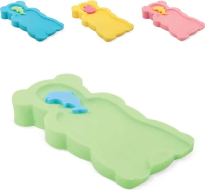 Image de Lorelli Baby Tapis de bain Maxi, éponge, mousse PU, divers motifs verts